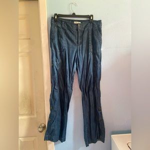 Merona 100% cotton blue pants size 8
